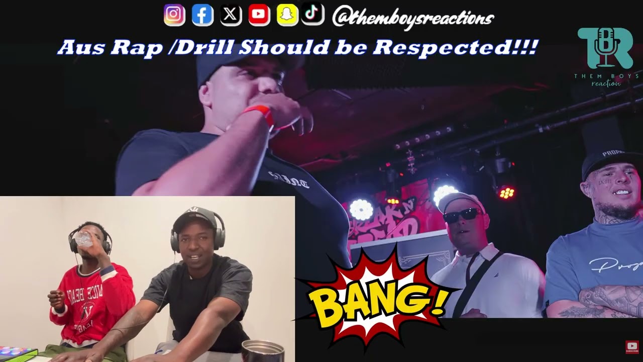 Australia Battle Rap Harlum Vs Big Deej  Reaction