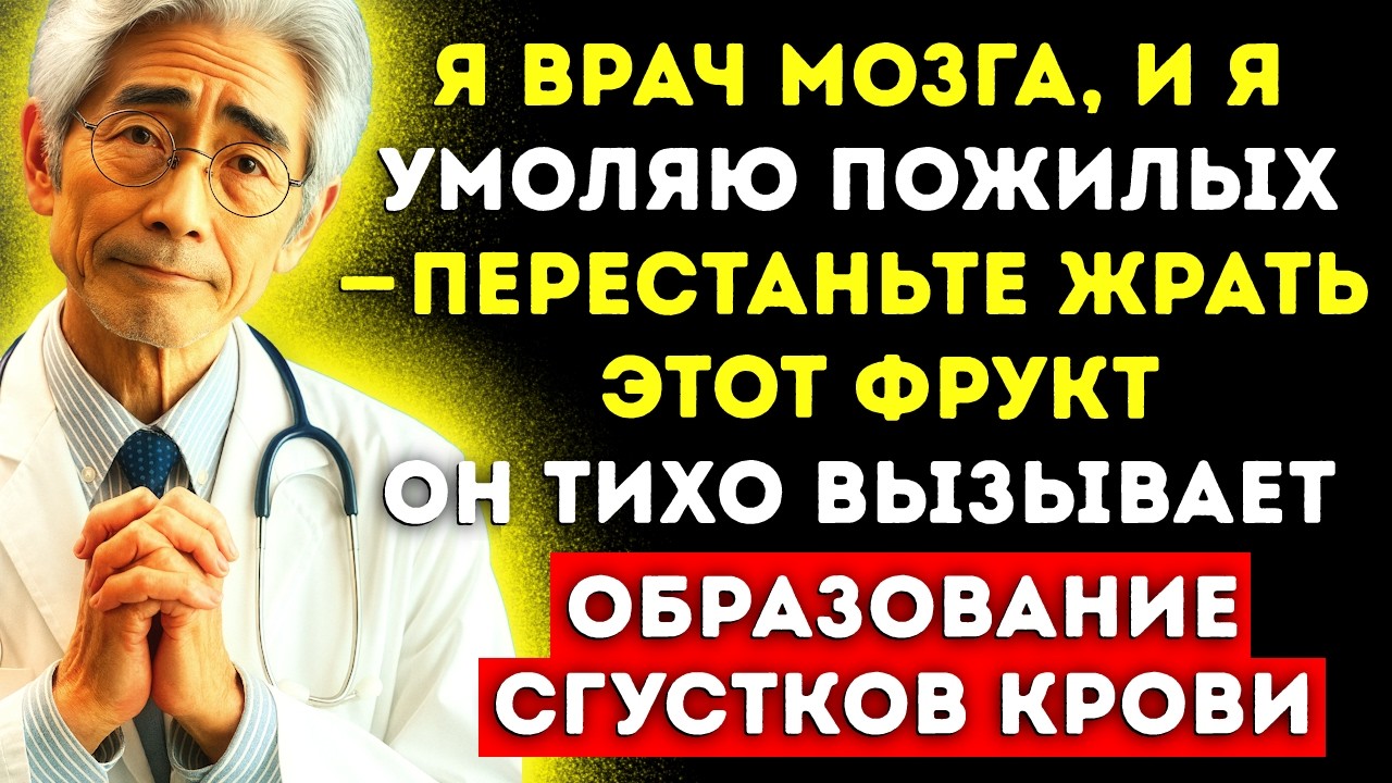 Эти фрукты ДЕЛАЮТ ТРОМБЫ В МОЗГУ! Сосудистый ХИРУРГ в ШОКЕ от увиденного!