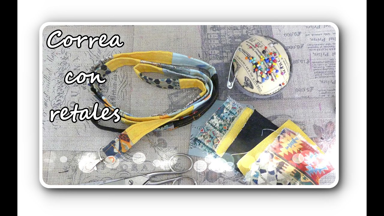 #Tutorial correa para perro con retales