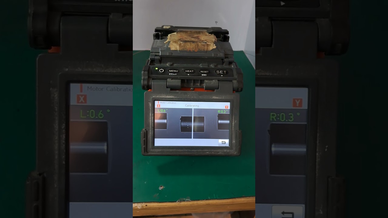 How to do motor  calibration  in swift k7,k9,k11,k33  splicing  machine .981-0430618