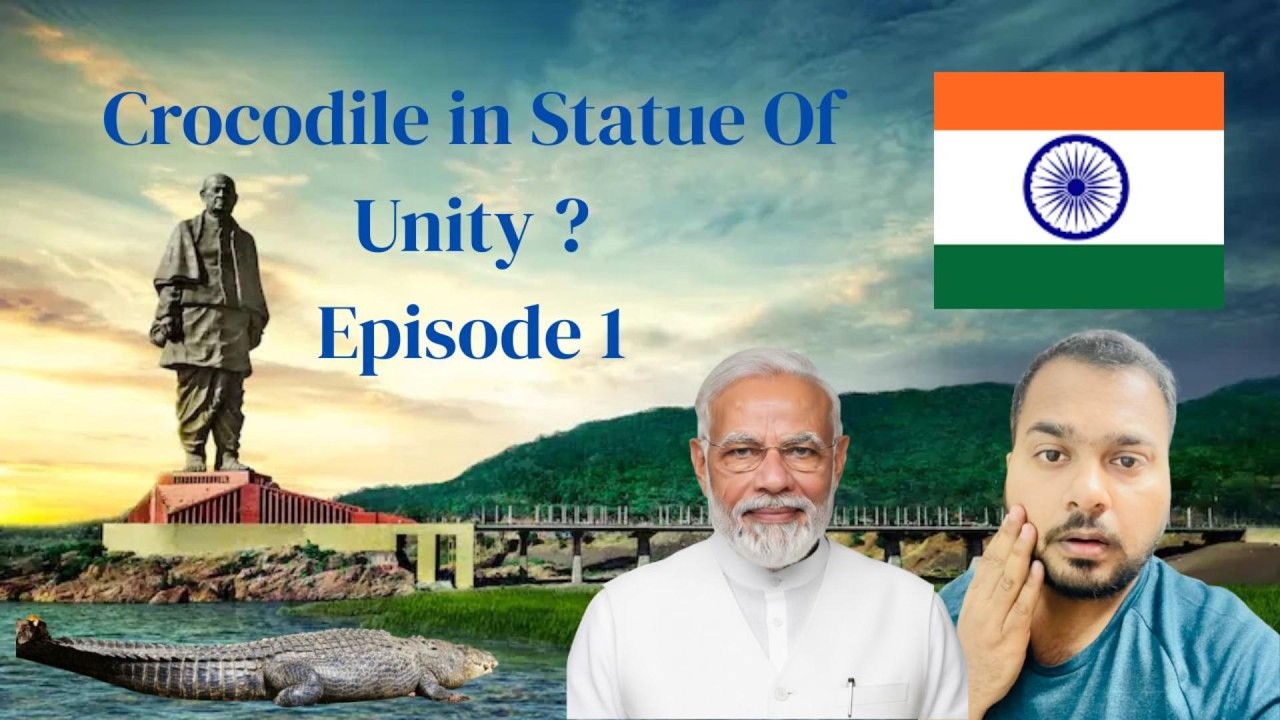 Episode 1 - I found Crocodile in Statue Of Unity | Statue Of Unity Travel Series