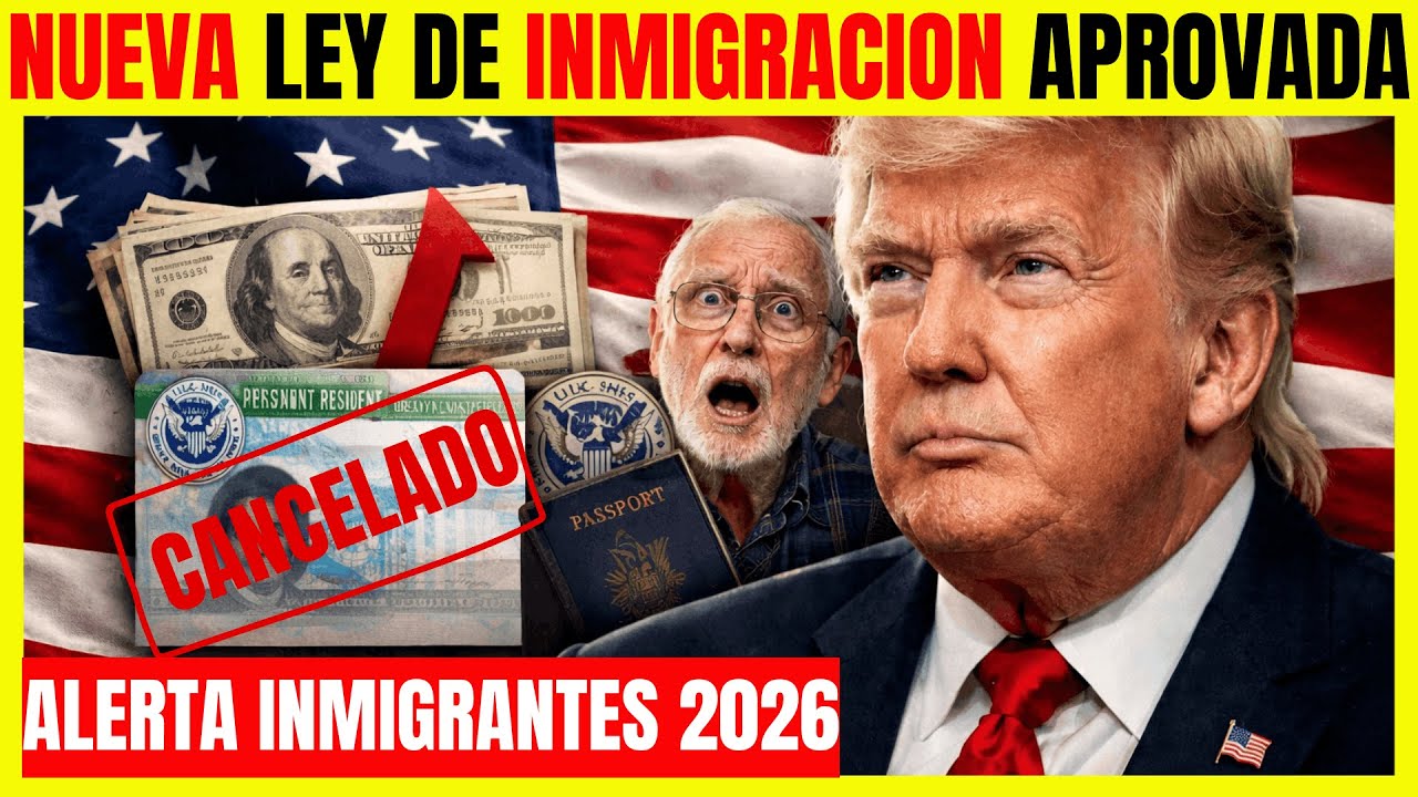 APROVADA HOY 🚨  La NUEVA ley de inmigración SORPRENDE a titulares de GREEN CARD
