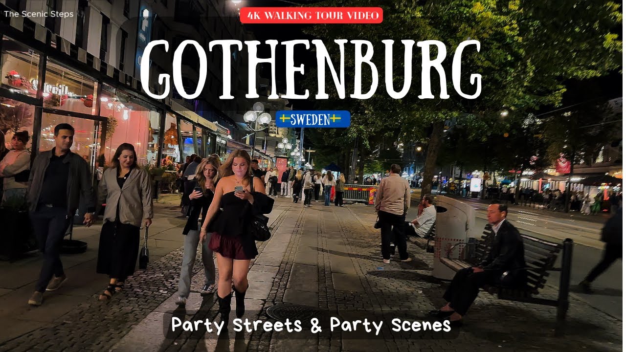 🎉 Friday Night in Gothenburg | Street Party Vibes & Nightlife Scenes
