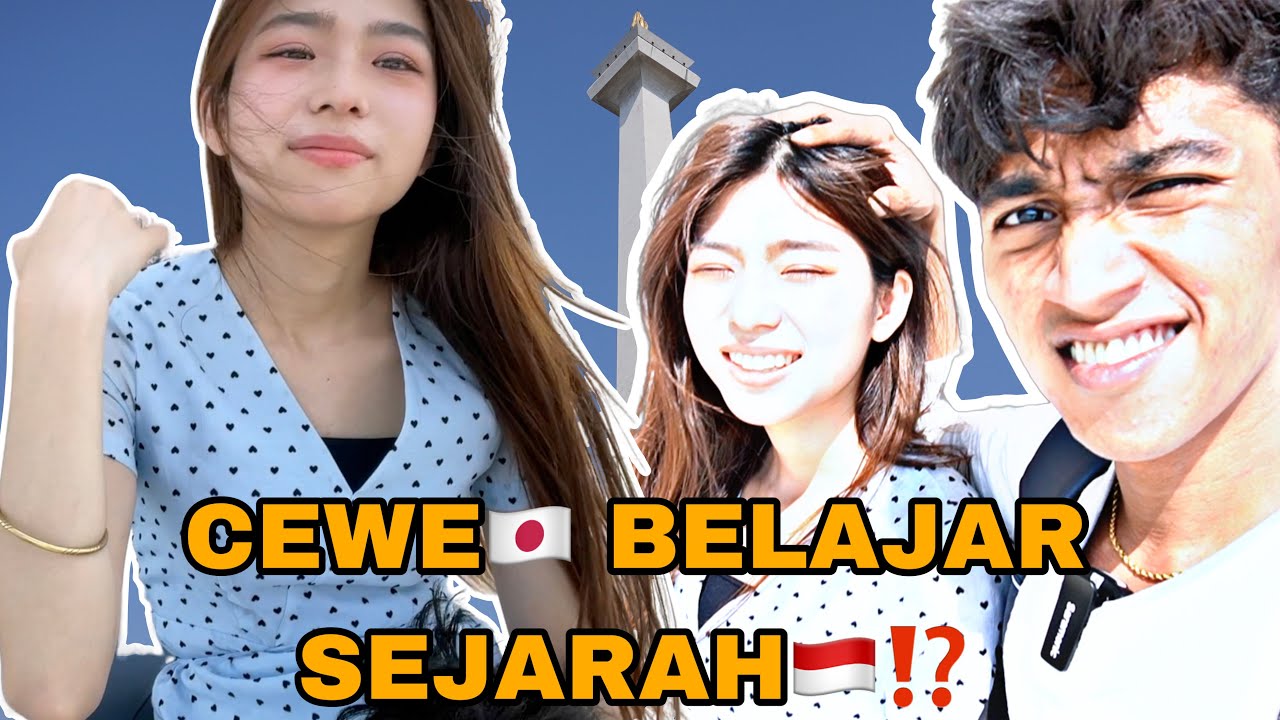 ISTRI JEPANG DAN MONAS⁉️BELAJAR APA BUCIN‼️