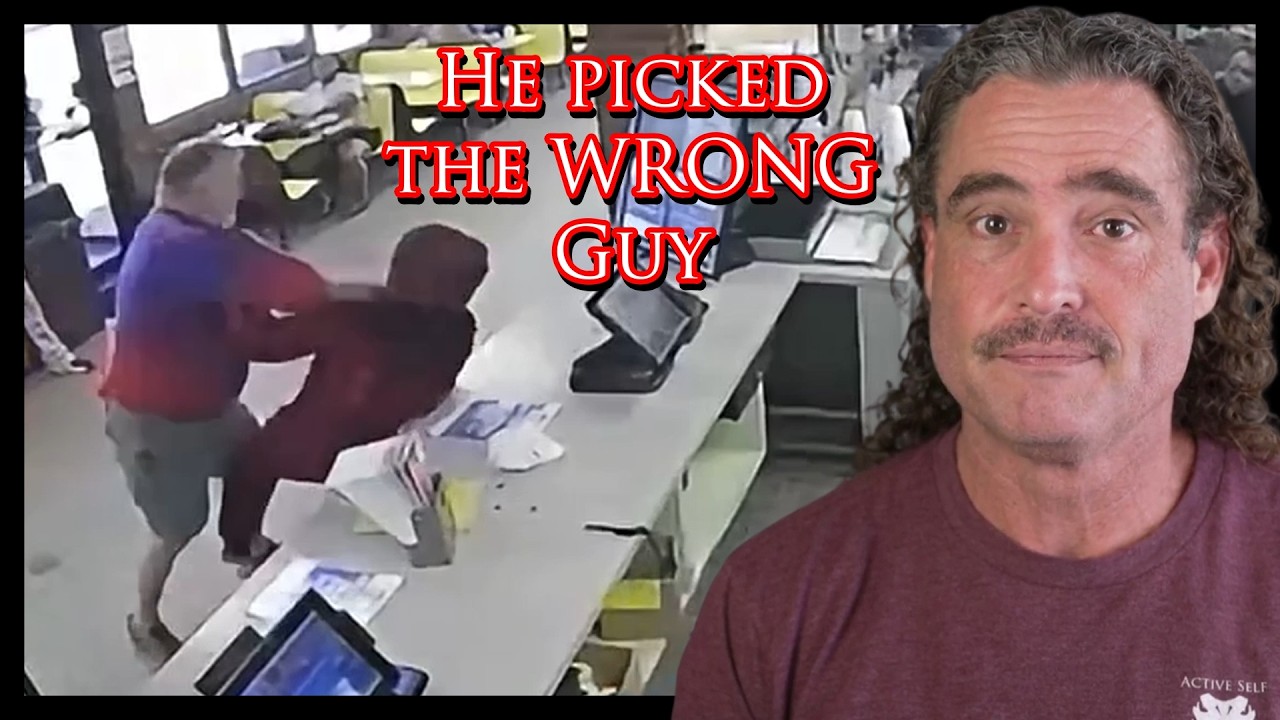 Old Timer Teaches Whippersnapper A Lesson | Active Self Protection