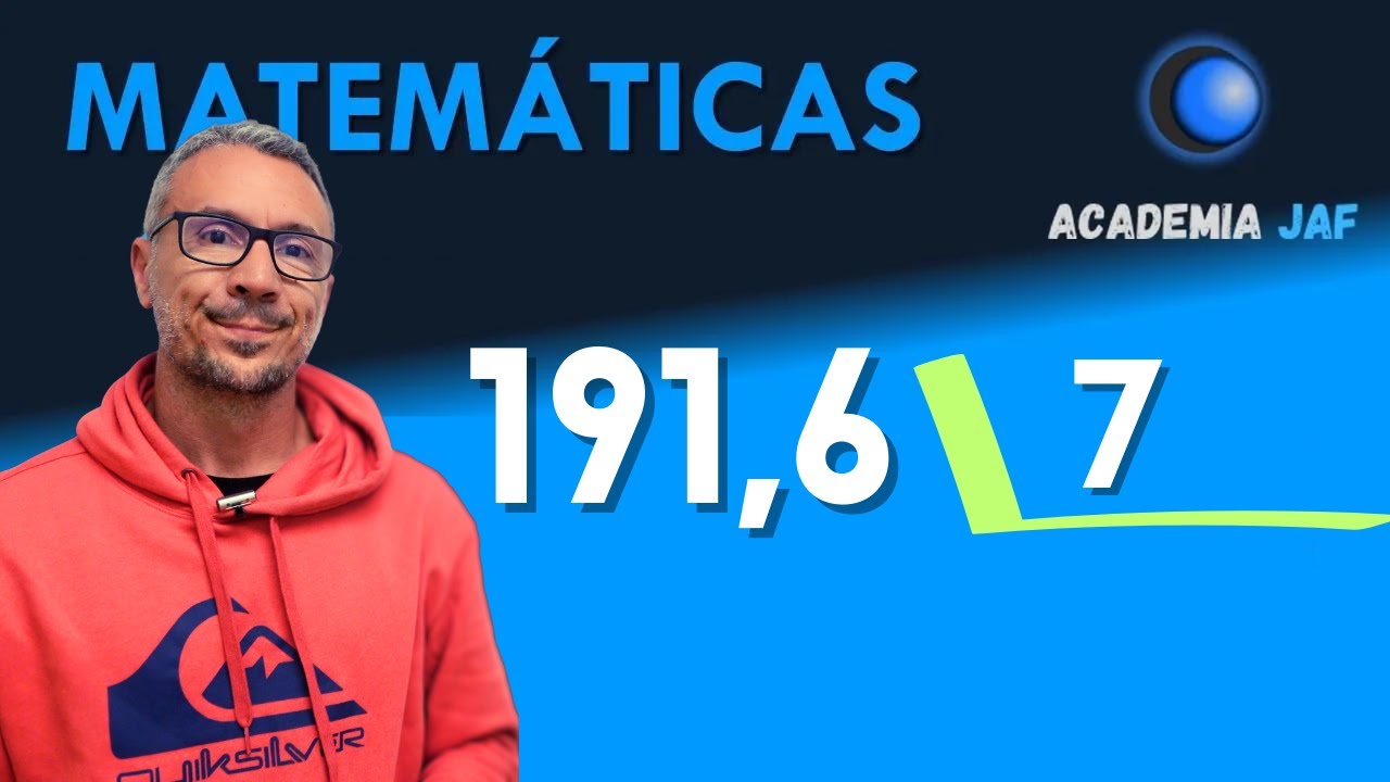 Dividir un decimal entre un natural de 1 cifra