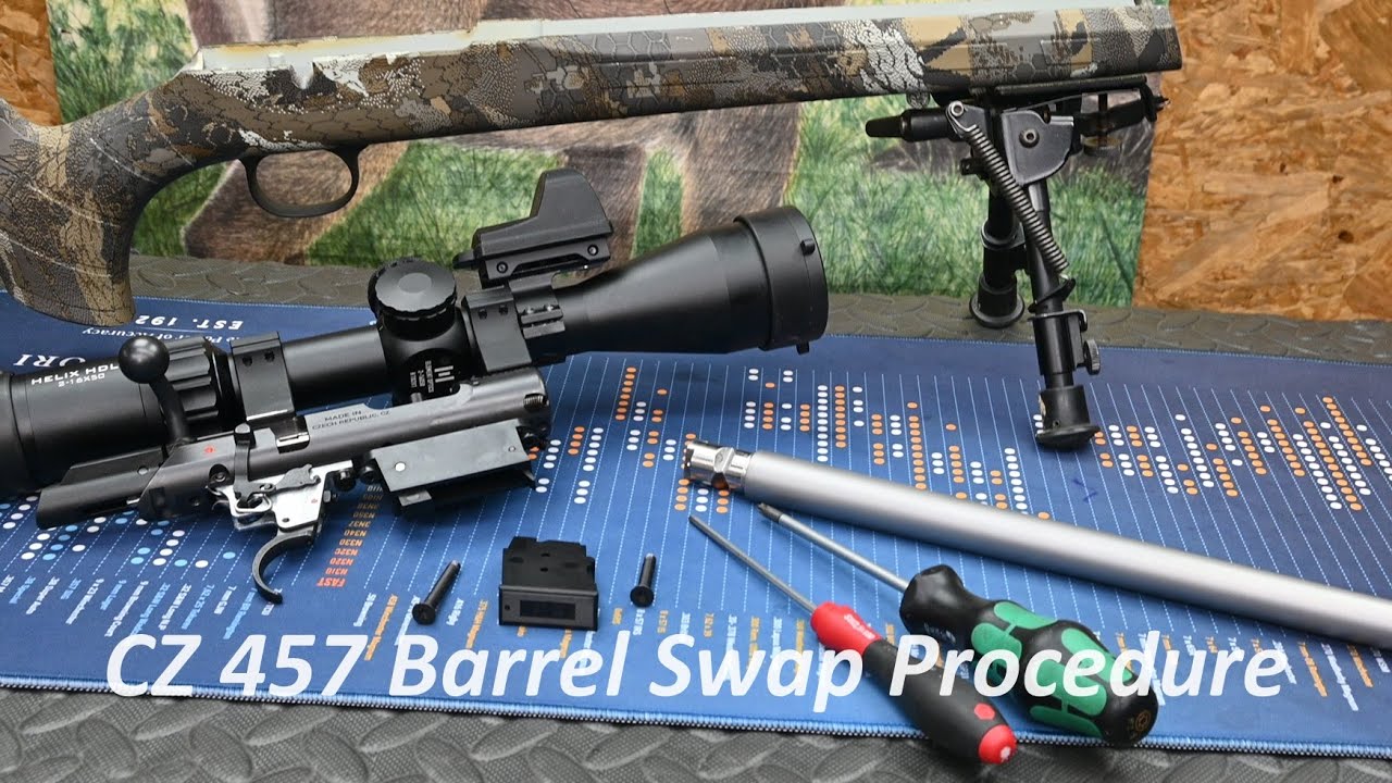 Процедура замены ствола CZ 457