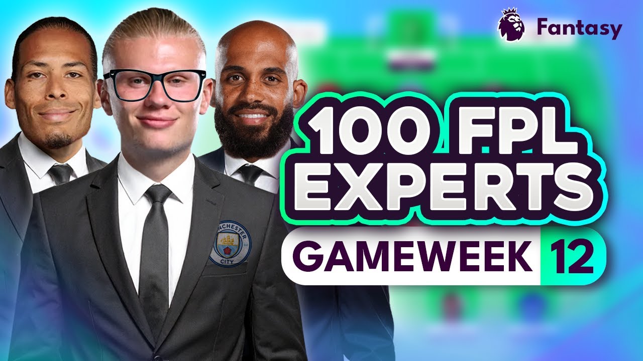 FPL GW12 EXPERT: трансферные тренды и лучший капитан! 🧠 100 экспертов раскрывают планы команд на ...