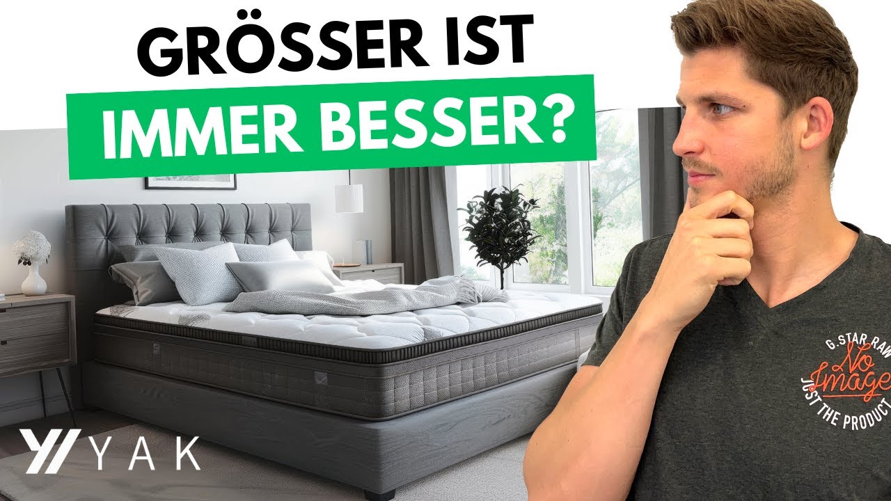 Boxspringbett: 180x200 oder 200x200 - Was ist besser?
