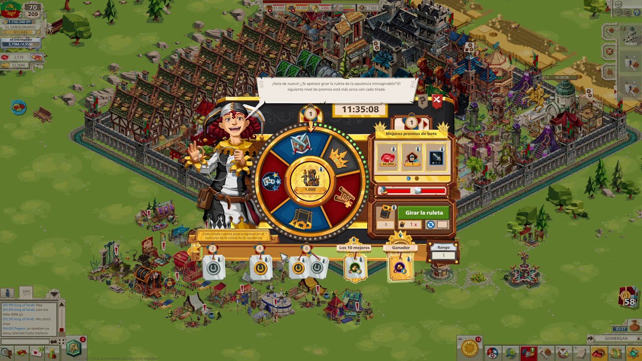 EXPLICANDO ruleta Opulenta ¿Vale la pena? Goodgame empire