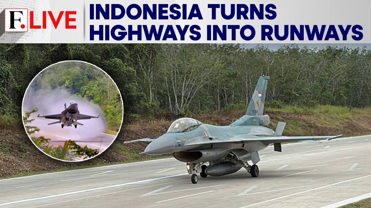 Indonesia Turns Highways Into Runways In A New Defence Strategy | Firstpost Live