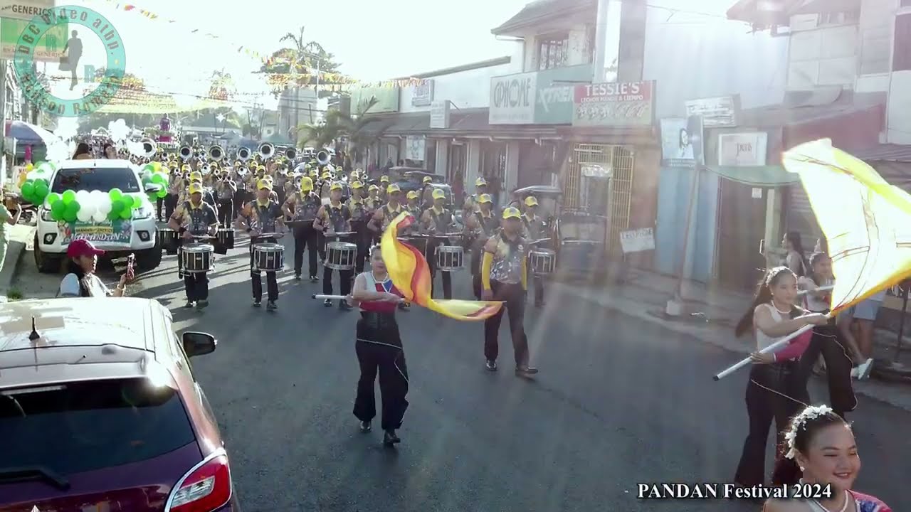 University of Luzon DBC Drum and Bugle Corps at Pandan Festival 2024 - civic parade