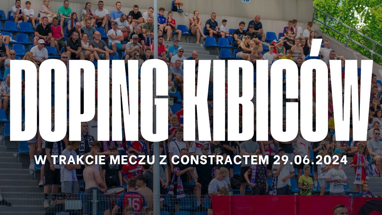 Doping kibiców Sokoła Ostróda w trakcie meczu z Constractem Lubawa (29.06.2024)