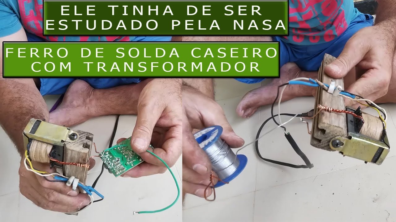 Como Fazer um ferro de solda com um transformador