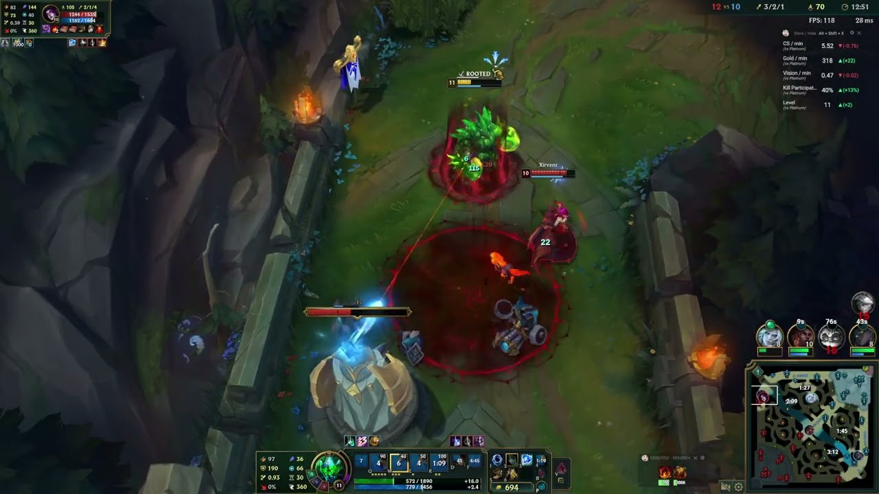 League of Legends 01 09 2026 - Win - Malphite 10/4/11