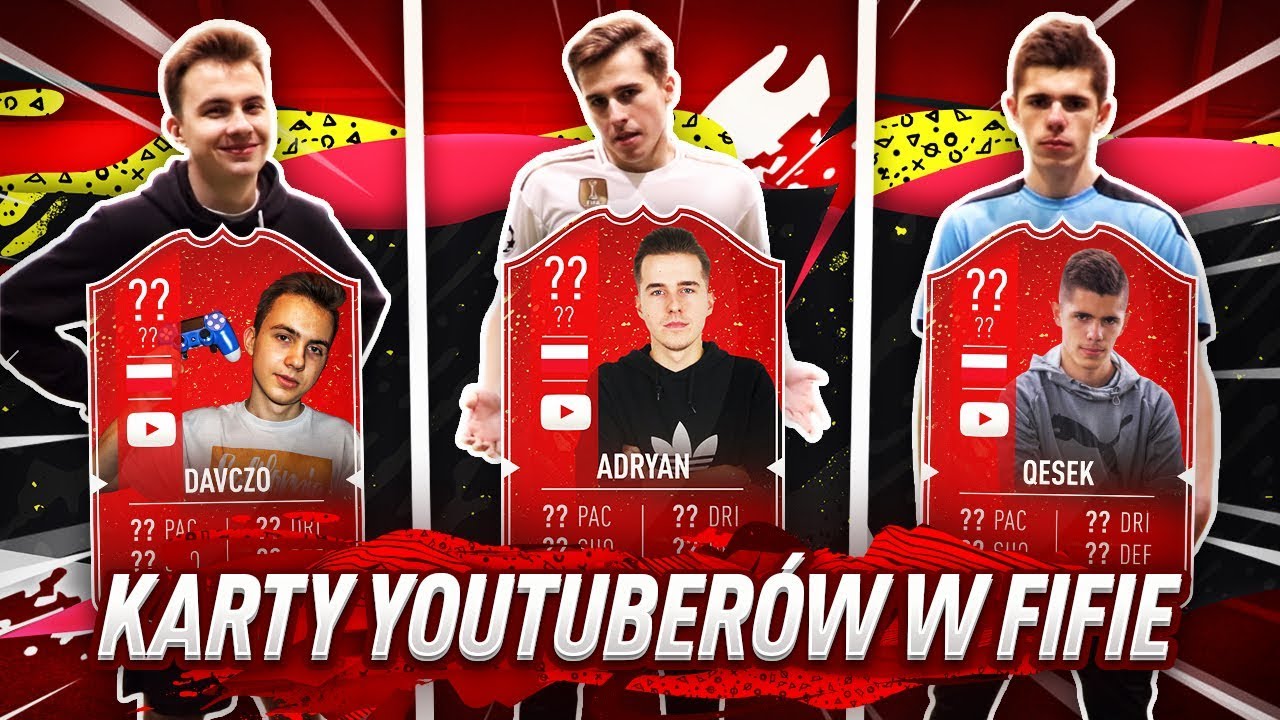 KARTY YOUTUBER&Oacute;W w FIFA 20!