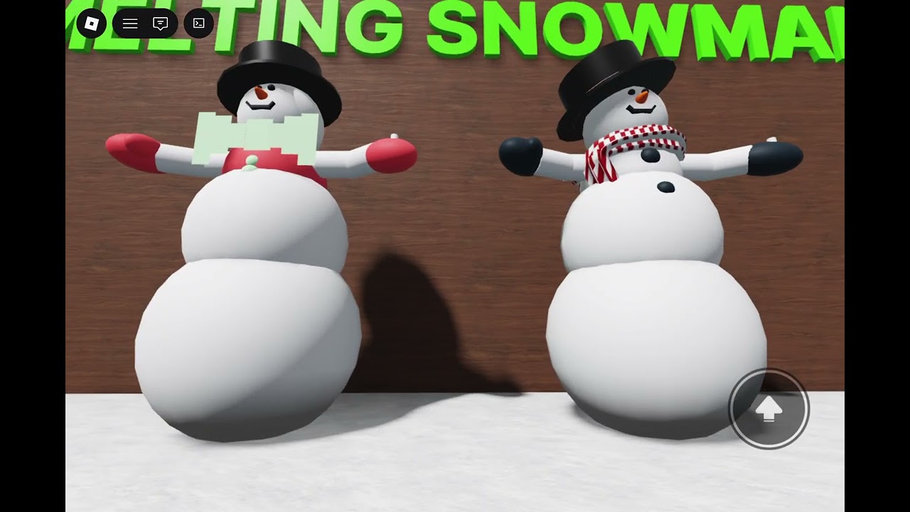 Roblox Gemmy snowflake spinning snowman 