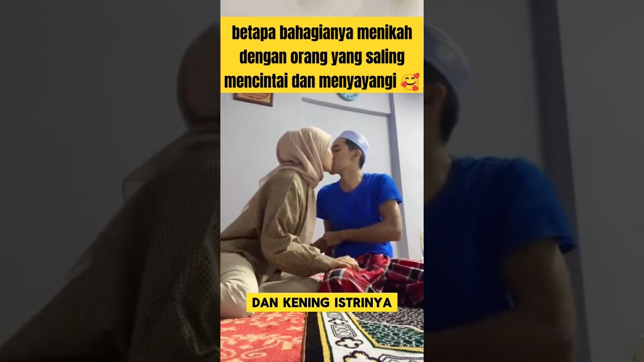 momen romantis ketika pengantin baru berkasih sayang ‼️#romantis #pasutri #pengantinbaru #haru