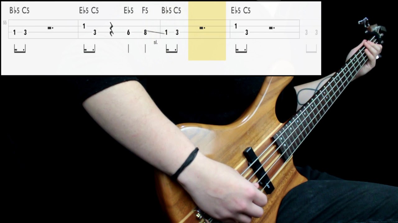 Dio - Holy Diver (Bass Only) (Play Along Tabs In Video)
