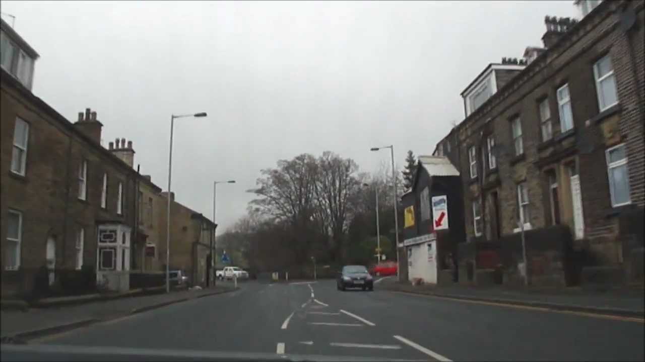 A short car ride & drive through Bradford, UK - 19th December 2012