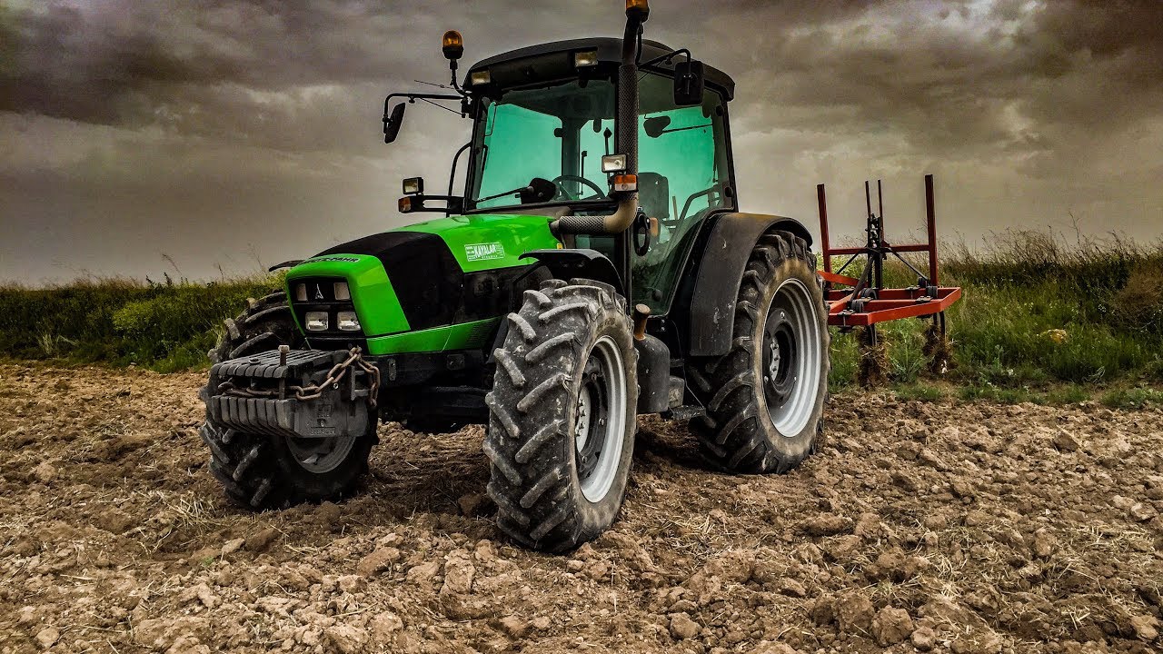 [GoPro] ★★Deutz-Fahr Agrofarm 420 + bks 17 tiller cultivating★★[HD]