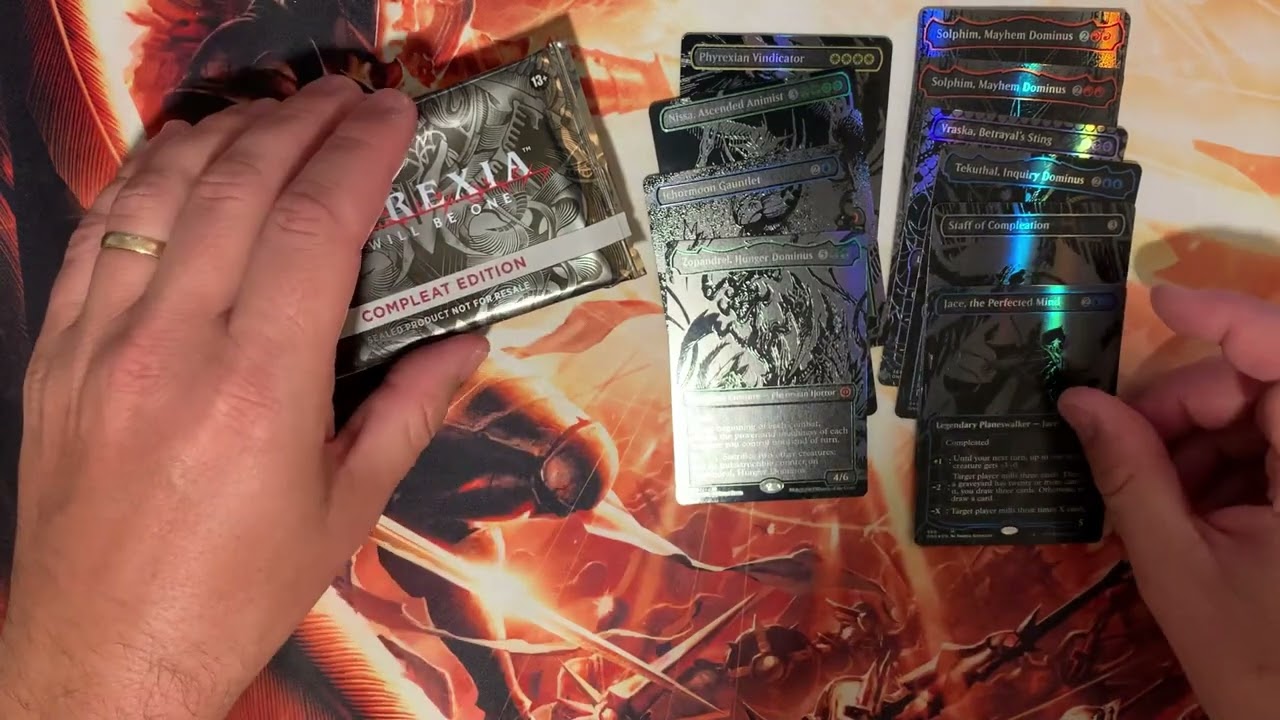 Magic The Gathering Phyrexia all will be one Compleat Edition 10 Boosters! Opening Elish Norn?