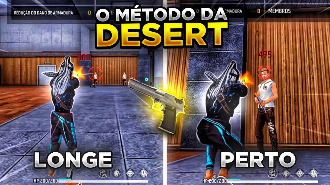 1 TIRO 1 CAPA! COMO DAR CAPA DE DESERT NO FREE FIRE em 2024! 🔥 (Desert Eagle, Aguia do Deserto)