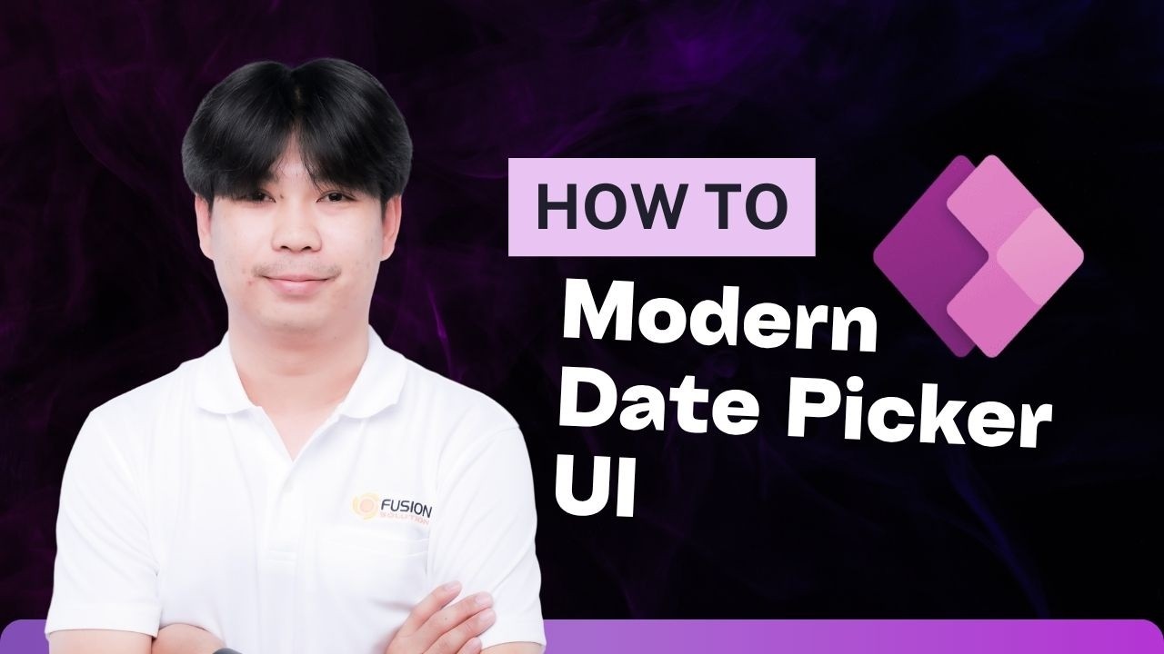สร้าง Modern Date Picker UI | Power Apps