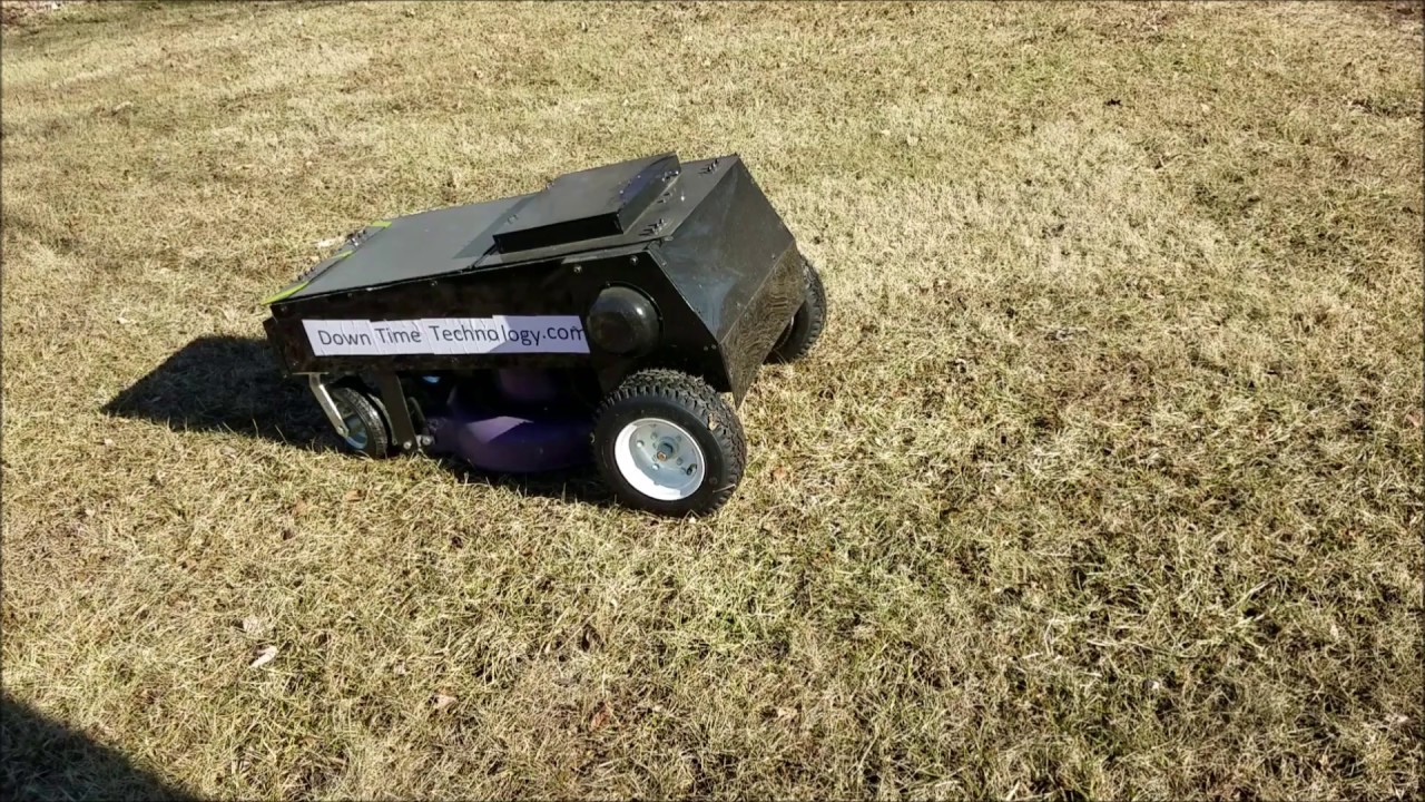 how to make a RC lawn mower with on board video - free instructions