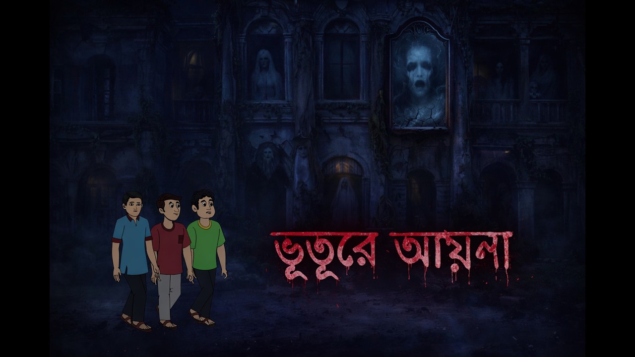 ভুতুরে আয়না | Bengali Horror Story | Bangla Bhuter Golpo | Bengali Story | Aspen Animation