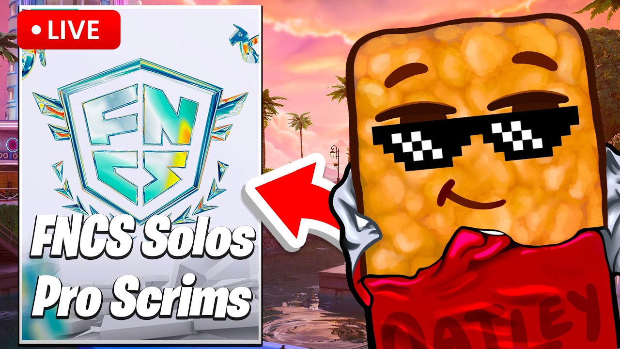 🔴LIVE - FNCS SOLO SCRIMS (Fortnite)