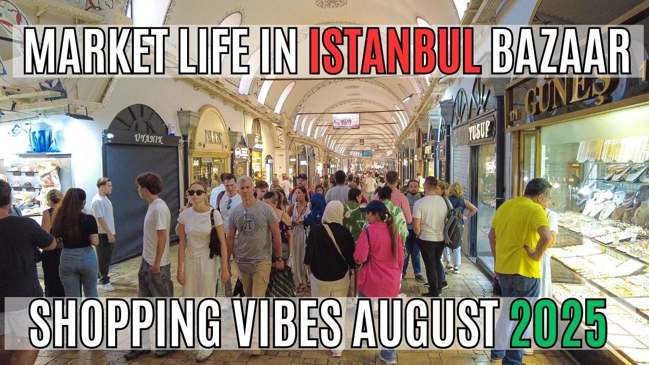 Market Istanbul 2025 (4K) | Grand Bazaar: Shopping Vibes & Souvenirs