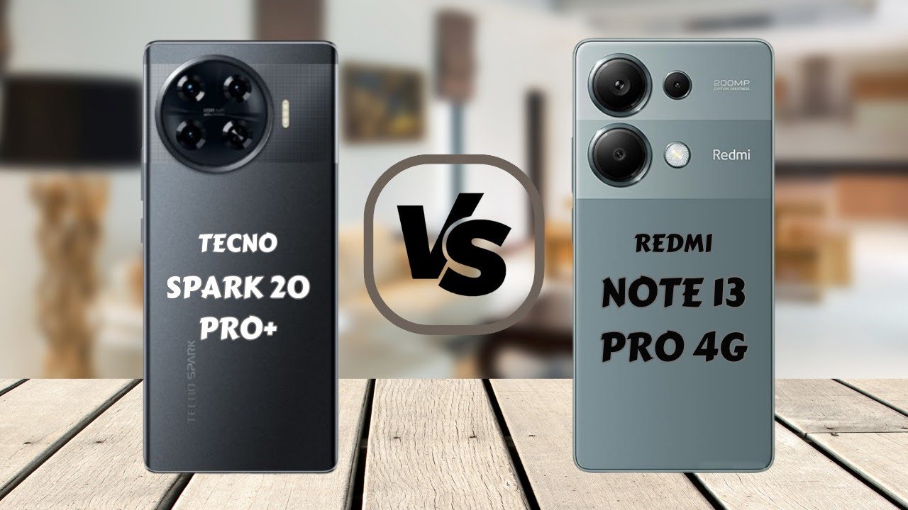 TECNO spark 20 pro+ vs REDMI note 13 pro || full comparison⚡which one is best