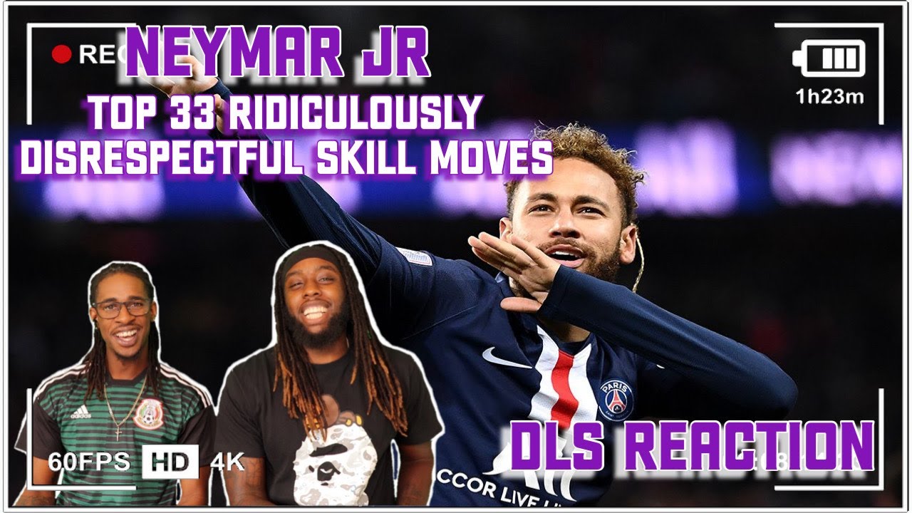 Neymar Jr Top 33 Ridiculously Disrespectful Skill Moves | DLS Reaction