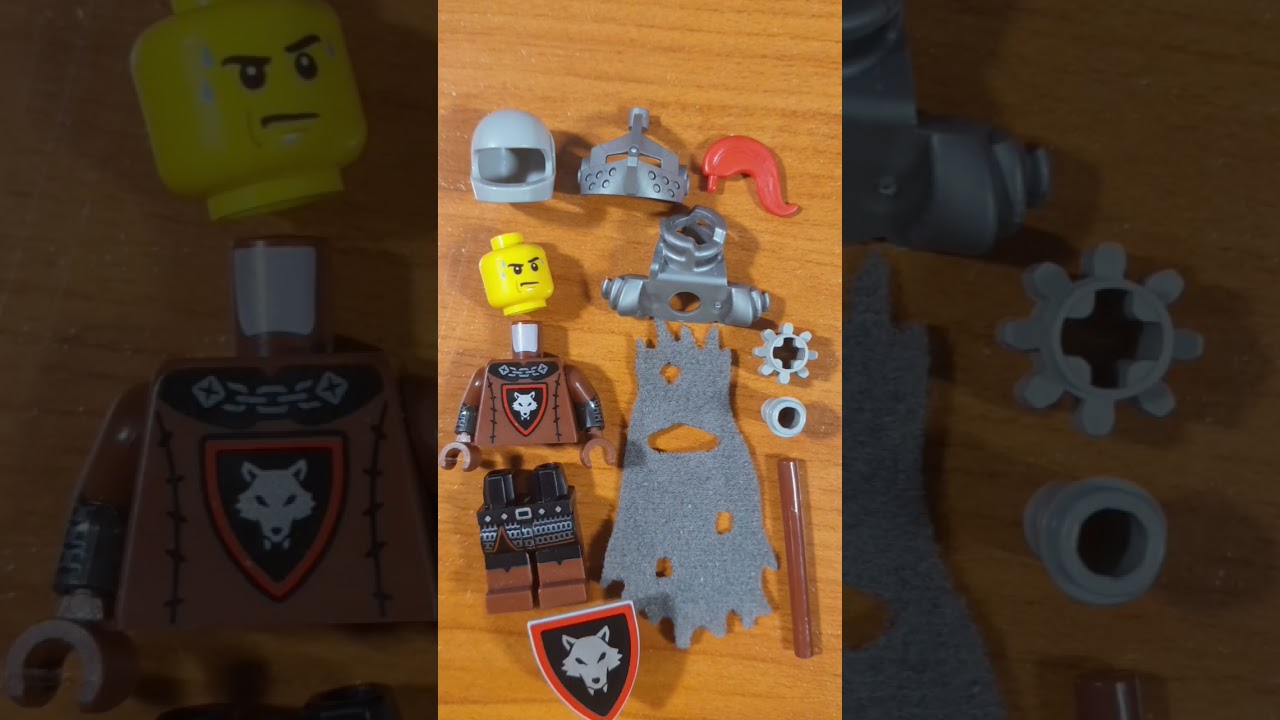 How to make Lego Castle Wolfpack Knight #lego #castle #knight #medieval