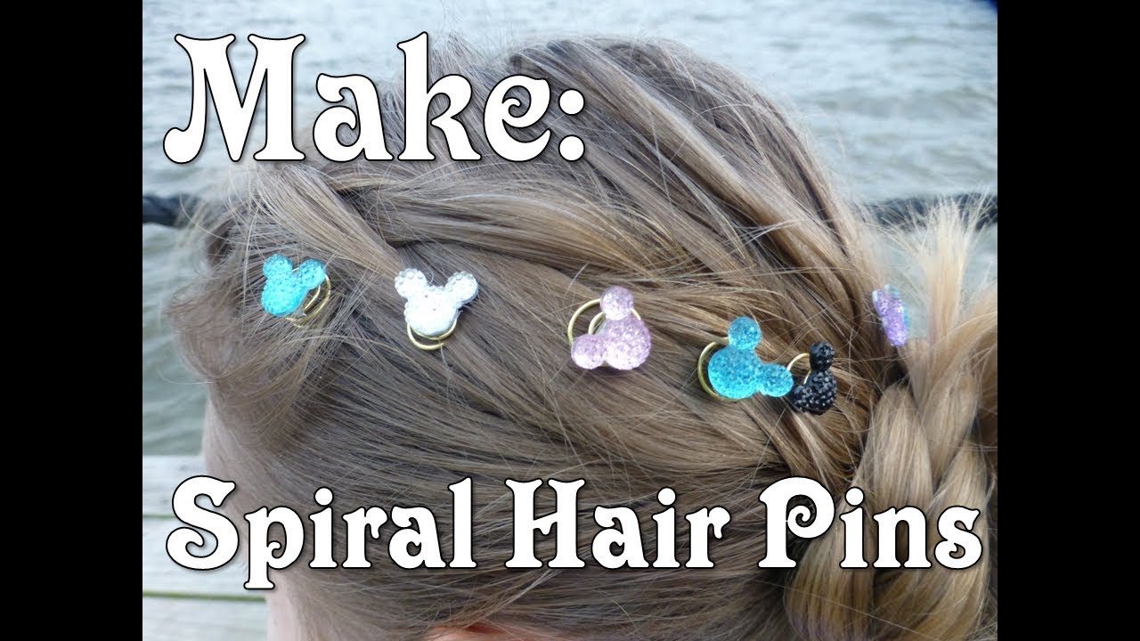 How to Make Spiral Hair Pins