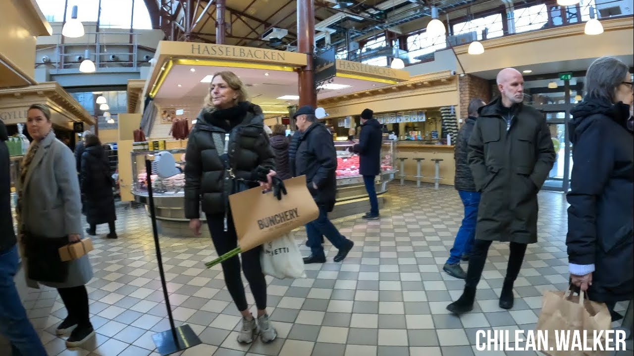[4K] ¡HERMOSO MERCADO! Stora Saluhallen - Göteborg - Sweden