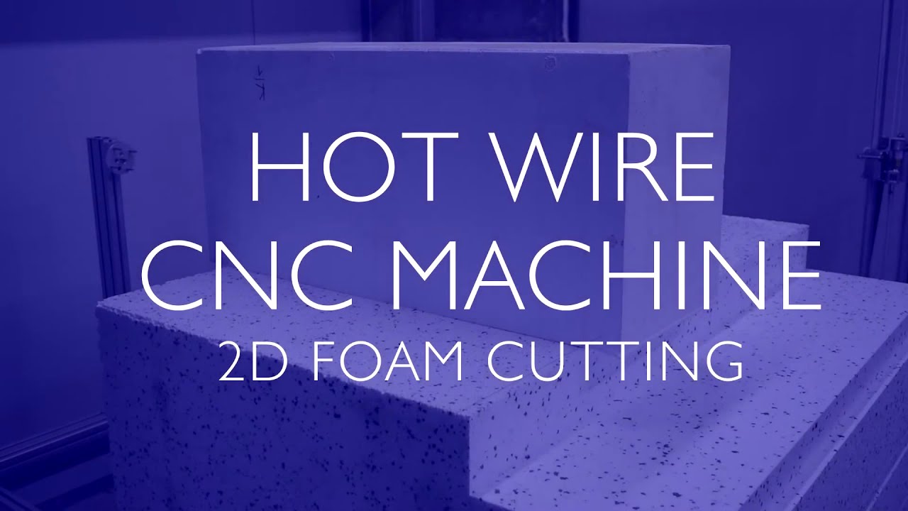 Hot wire CNC foam cutting machine | Simple 2D cutting | Interior design ✅