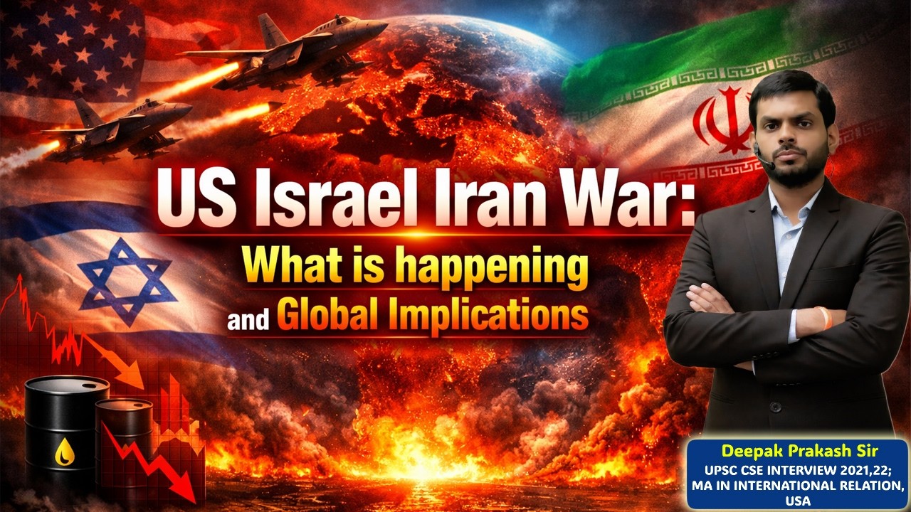 US–Israel–Iran War Explained | Death of Khamenei & Global Implications | Deepak Prakash Sir
