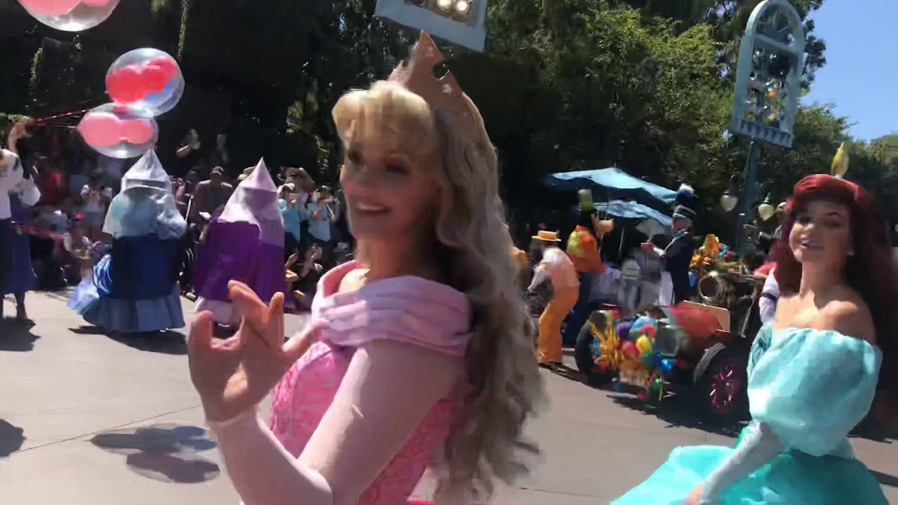 Disneyland’s 64th Birthday Celebration Cavalcade It’s A Small World Mall  7/17/19