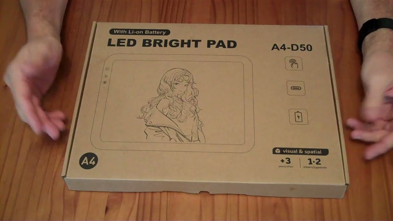 Review: TOHETO A4 rechargeable LED Light Pad