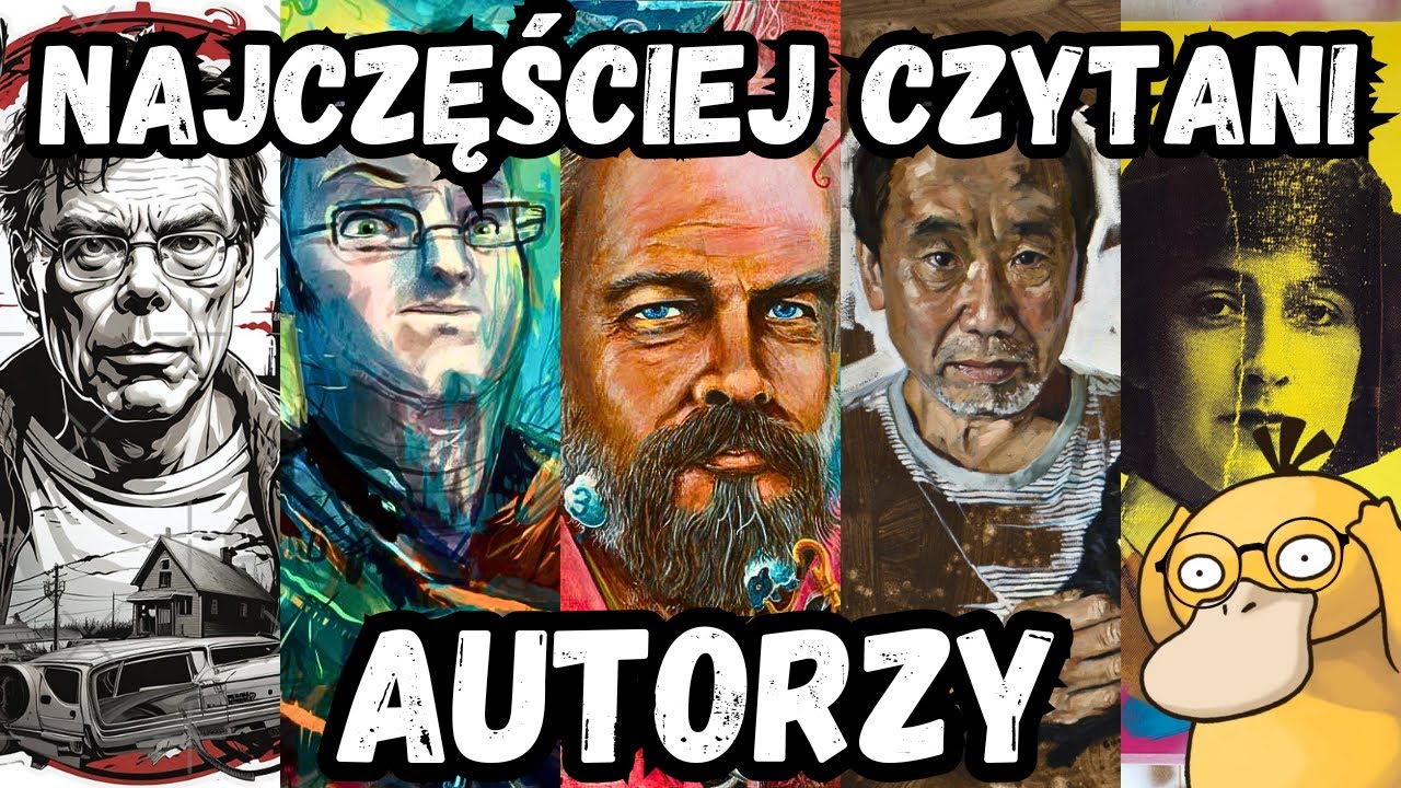 TYCH PISARZY KSIĄŻEK PRZECZYTAŁEM NAJWIĘCEJ 📈