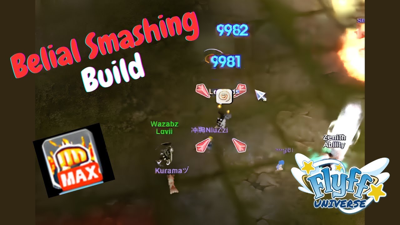 Flyff Universe - Billposter with Belial smashing in PvP content