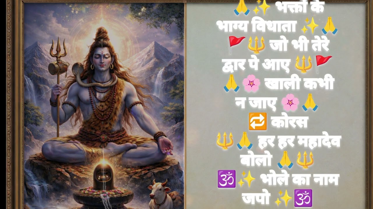 Mere mahadev - Bhakti sager 