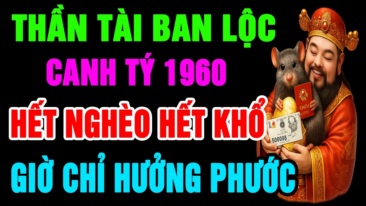 Thần Tài Ban Lộc Lớn Canh Tý 1960 Làm Ngay 9 Việc Này Để Hết Nghèo Khổ, Phước Báu Giàu Sang Tự Đến