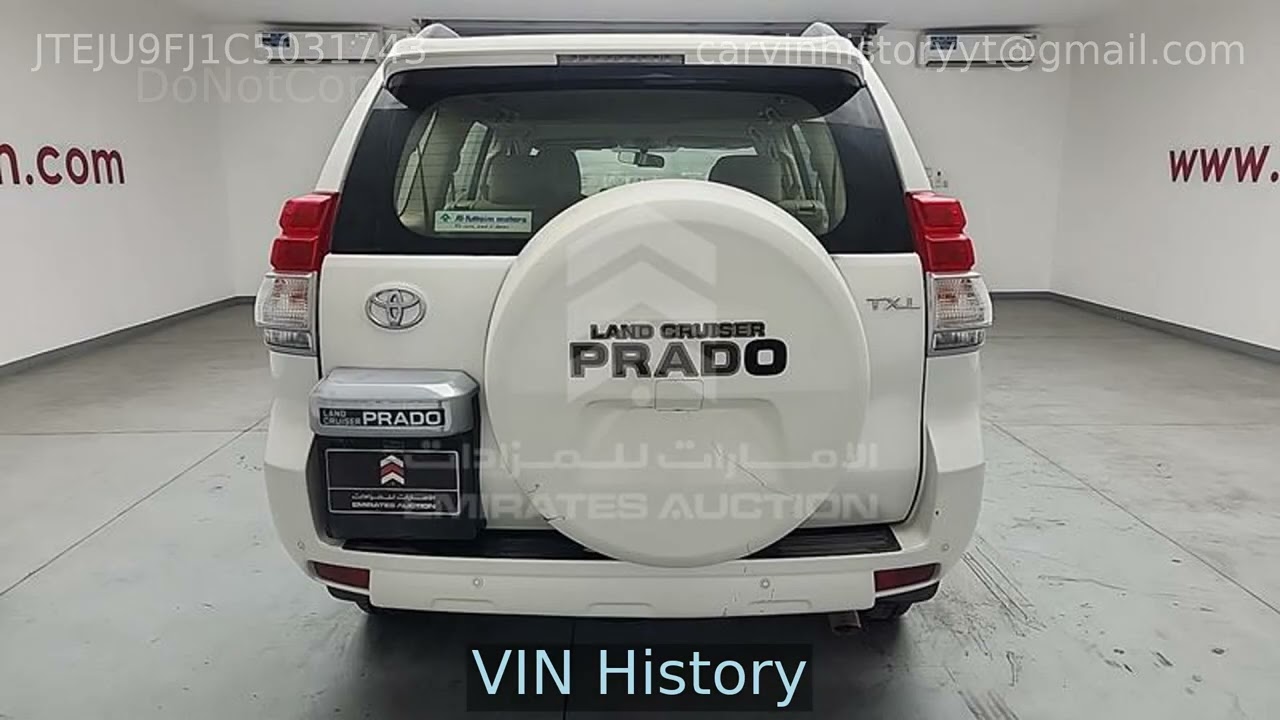 2012 Toyota Prado JTEJU9FJ1C5031743