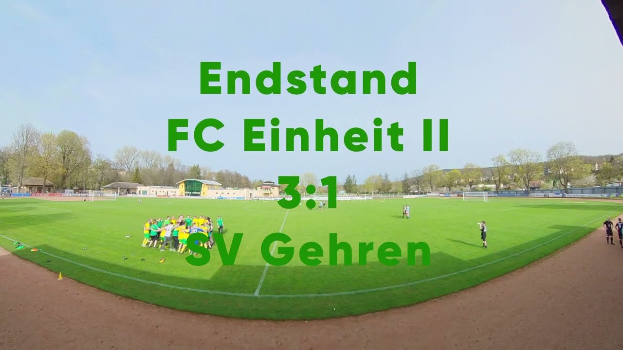 FC Einheit Rudolstadt II vs. SV Gehren