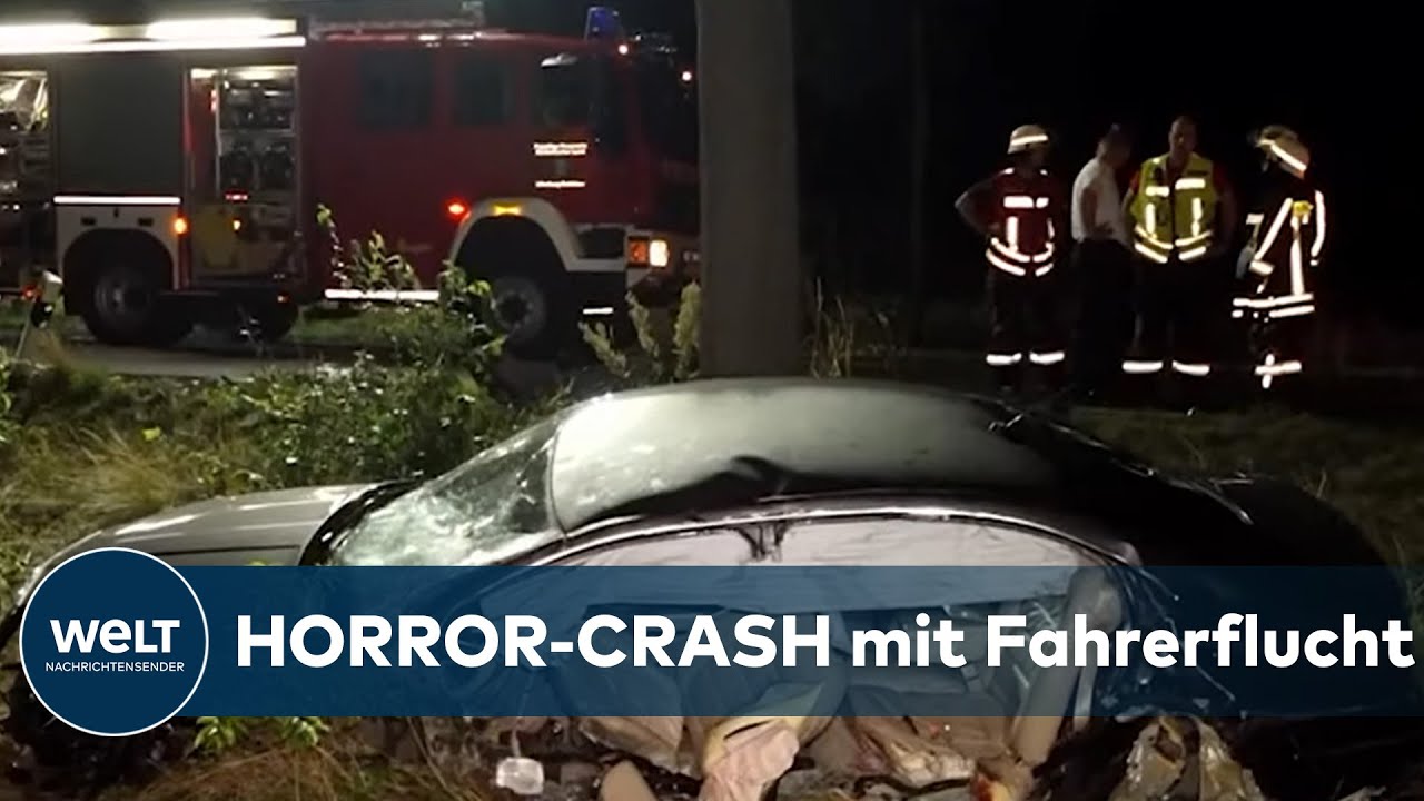 RASERUNFALL mit zwei Toten: Unfallverursacher flieht - Polizei kann ihn später festnehmen