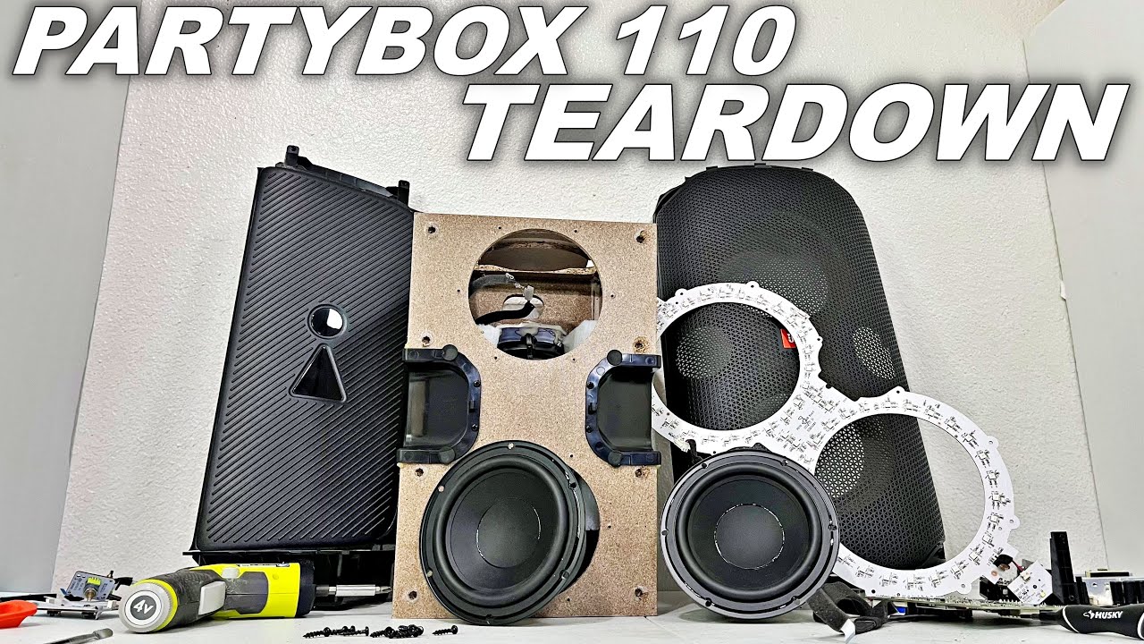 JBL PARTYBOX 110 COMPLETE TEARDOWN !!!