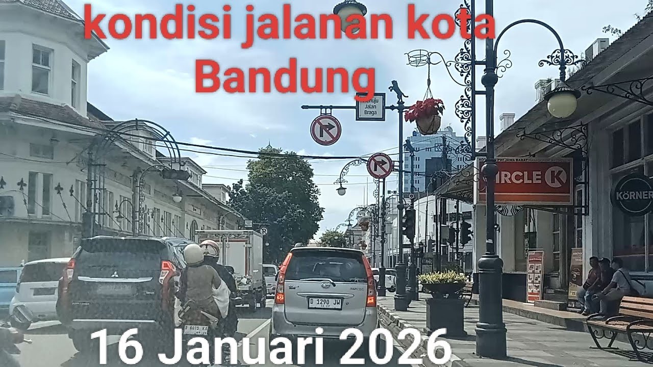 Melintas dijalanan kota Bandung !! Ter update 16 Januari 2026@edi s www @
